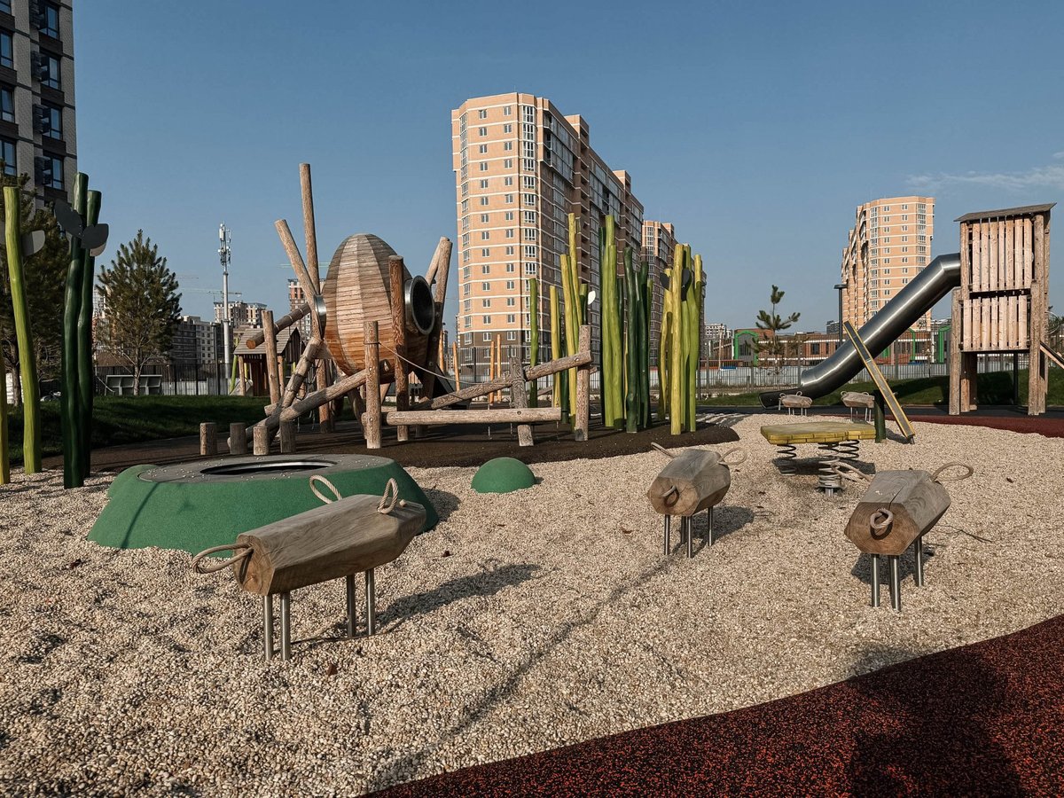 Детская площадка «ЖК Югге», Краснодар — проект ТАЙГА