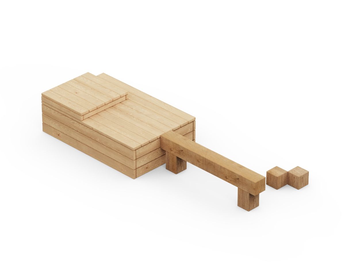 Игровой комплекс Кубики ИК 0404Т-3 — 3D-обзор