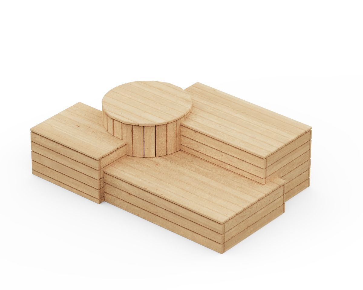 Игровой комплекс Кубики ИК 0407Т-1 — 3D-обзор