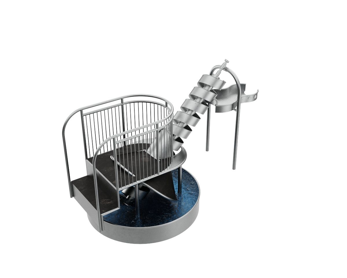 Винт Архимеда для старта ручья ИО 1415-5 — 3D-обзор