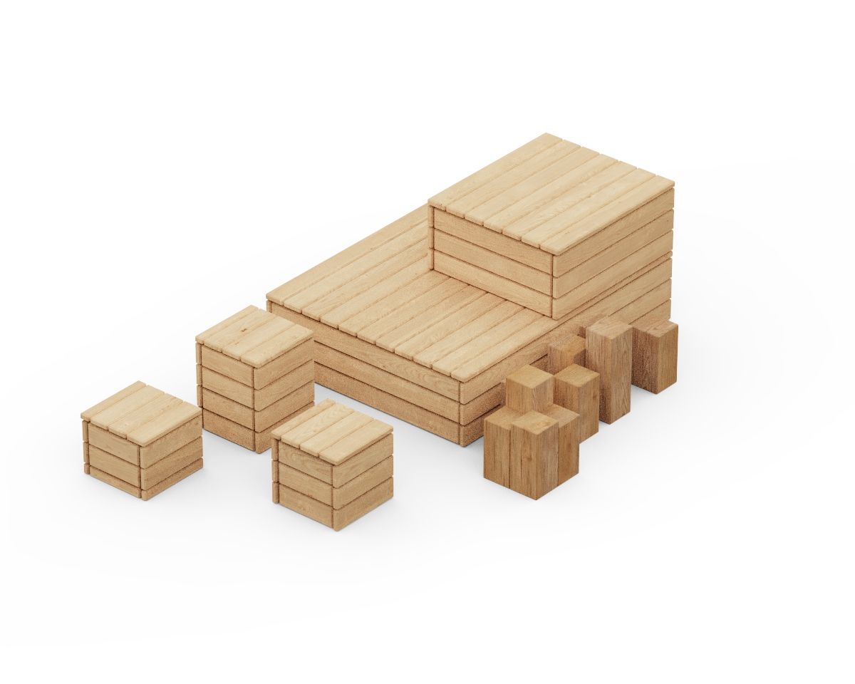 Игровой комплекс Кубики ИК 0407Т-2 — 3D-обзор