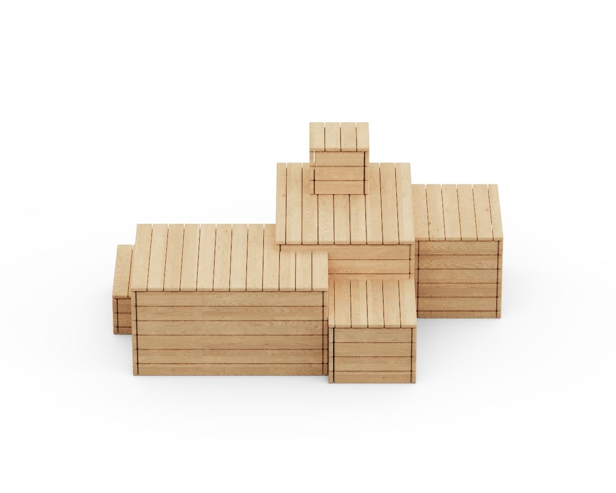 Игровой комплекс Кубики ИК 0405Т-4 — 3D-обзор