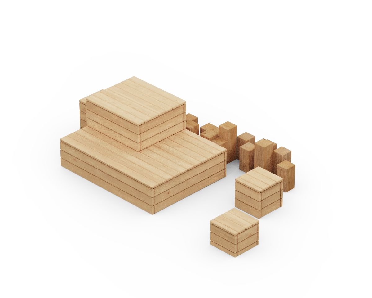 Игровой комплекс Кубики ИК 0405Т-3 — 3D-обзор