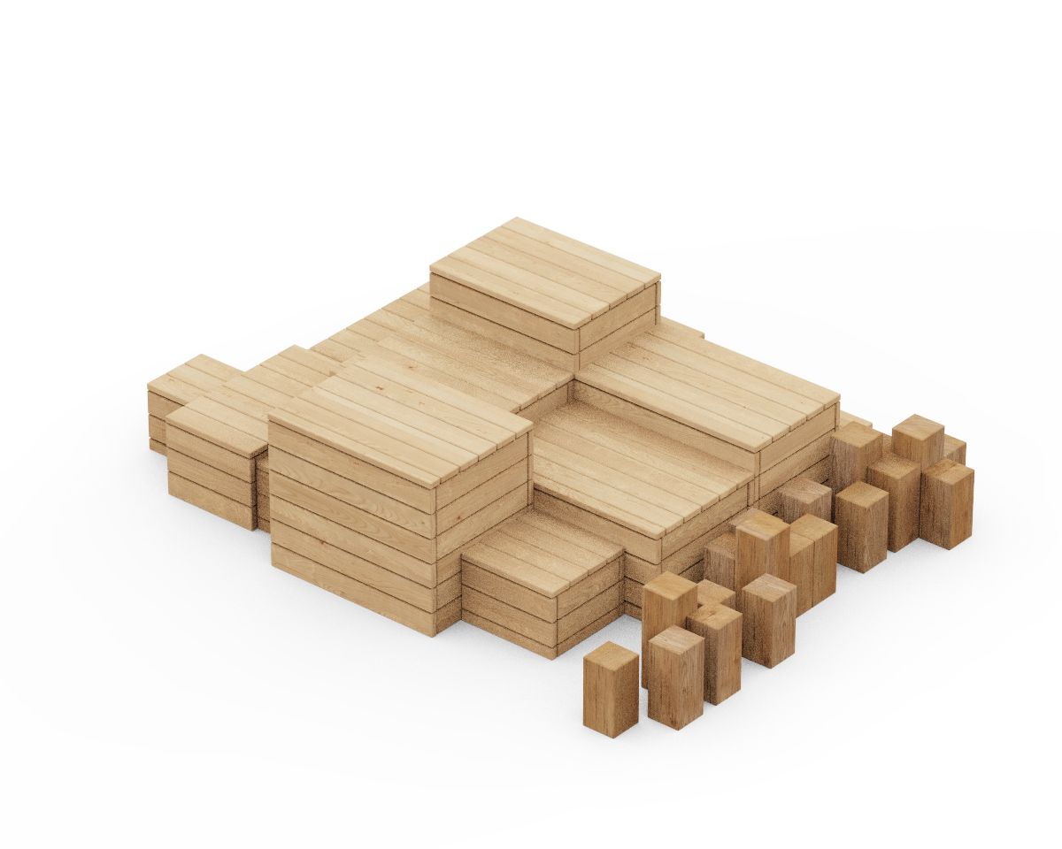 Игровой комплекс Кубики ИК 0406Т-2 — 3D-обзор
